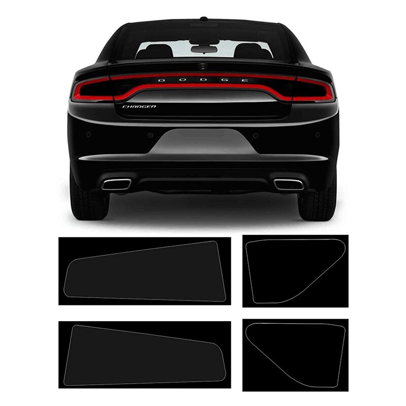 Автомобиль дымовой пожарной хвост светильник оттенок комплект для Dodge Зарядное устройство 2015-2020