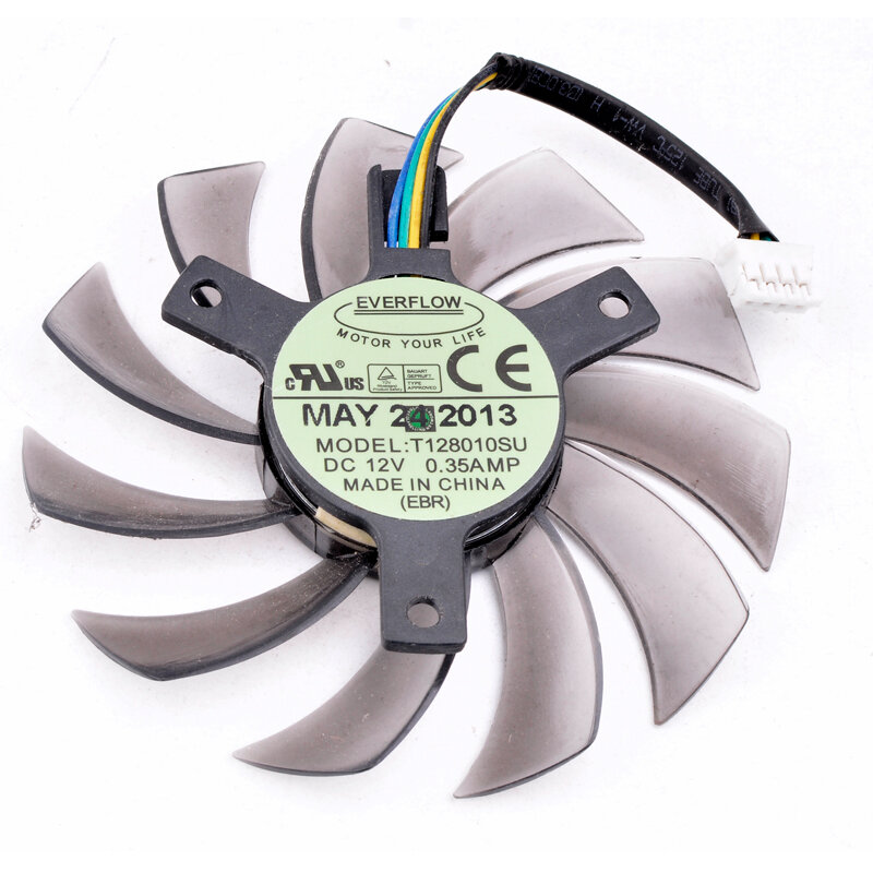 Новый оригинальный охлаждающий вентилятор для видеокарты T128010SU 12 В 0,35 а GTX780 GTX770 GTX760 GTX680