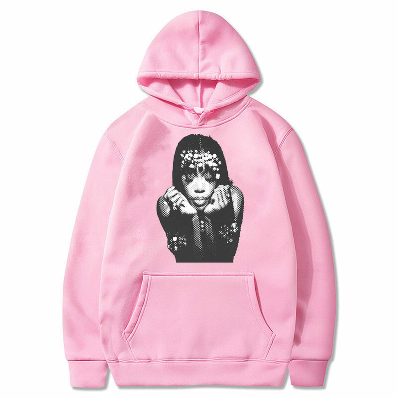 Rapper SZA Mugshot Hoodie gambar grafis Sweatshirt kasual pria wanita Hip Hop Vintage Hoodies ukuran besar pria Y2k Streetwear