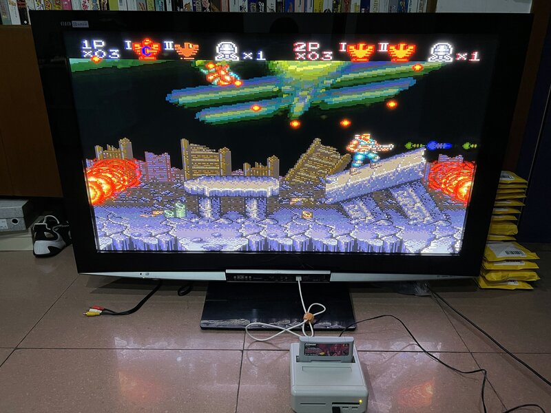콘트라 스피리츠 16 비트 게임, 일본 NTSC 버전!!