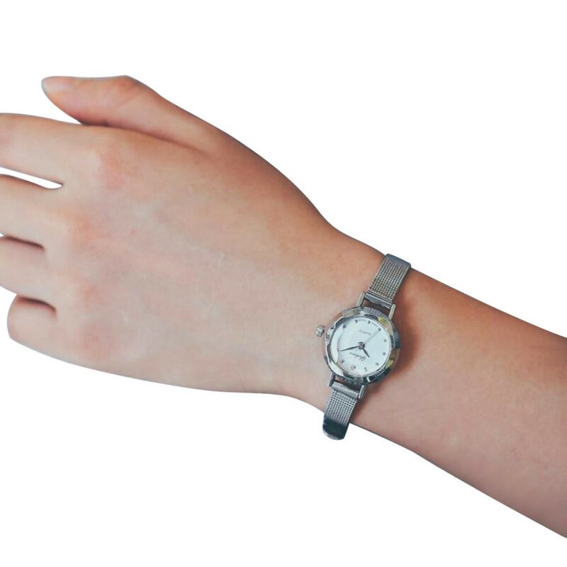 Relojes de negocios de lujo para mujer, pulsera analógica de cuarzo, esfera pequeña, reloj delicado, reloj compacto Simple, 2024