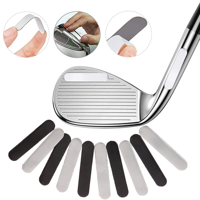 Tiras de cinta adhesiva de plomo para golfista, 5 piezas, añadir peso a la raqueta de tenis del Club de Golf, Putter de hierro, raquetas, accesorios de Golf