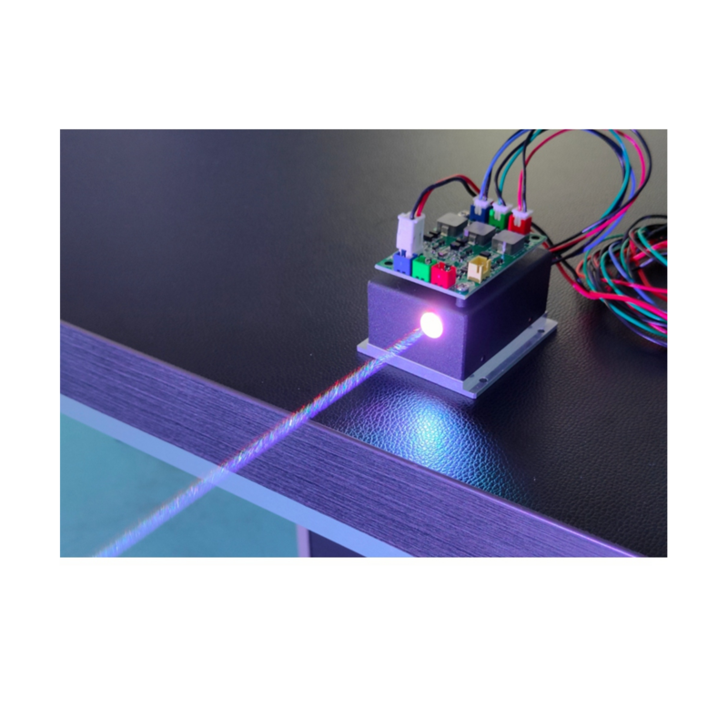 Lampu panggung modul Diode Laser RGB, cahaya putih 5W, merah/hijau/biru, pencahayaan panggung TTL W5000