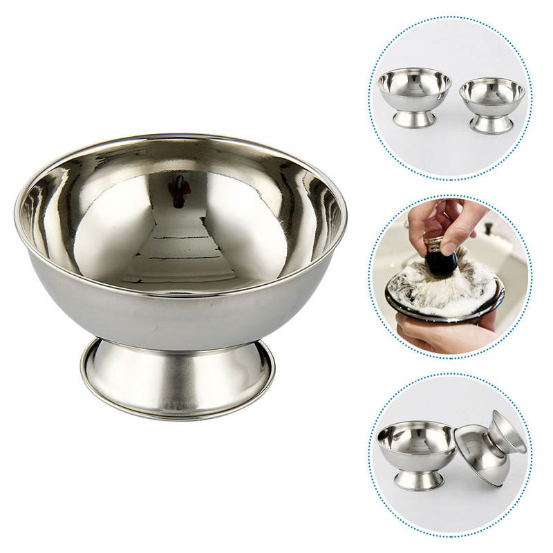 Tall Beating Bowl Stainless Steel Bubble Soap Reusable Cup Man Supplies Portable Tool
