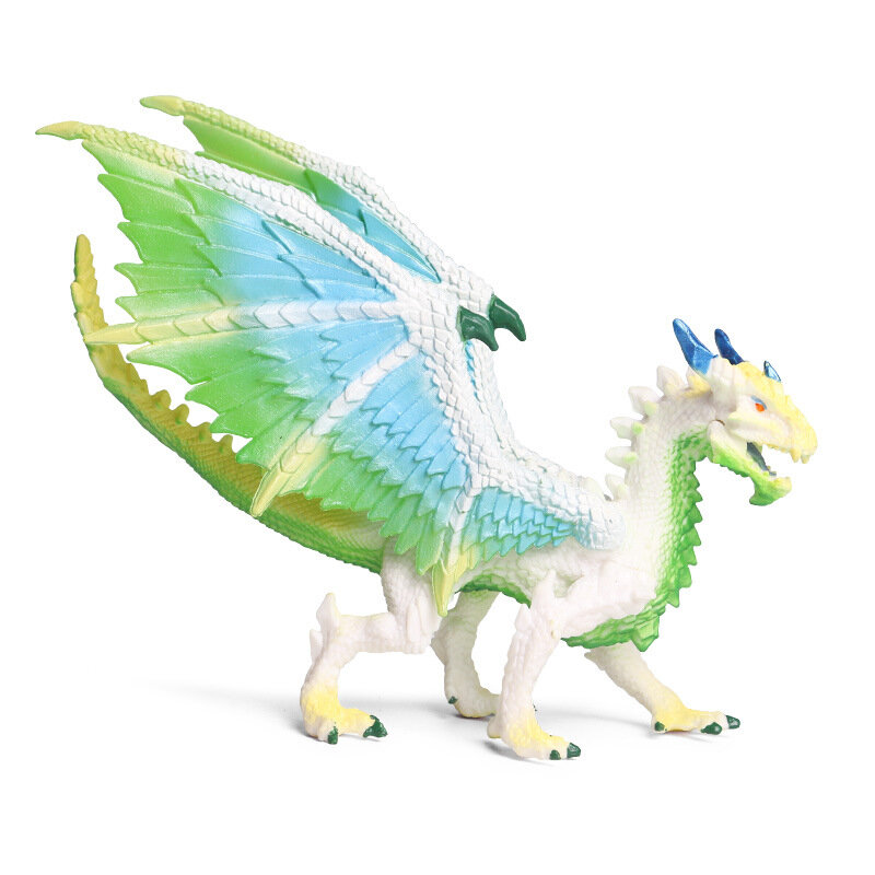 Sci-Fi Dieren Simulatie Model Flying Dragon Chimera Cerberus Legend Animal Effen Plastic Action Figure Collection Voor Speelgoed Gift