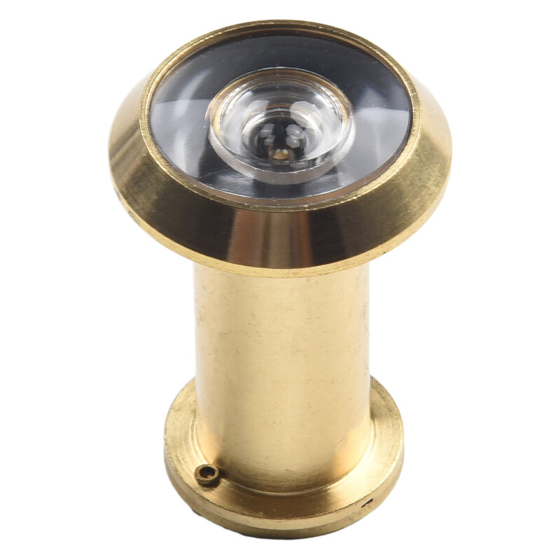 220 Degree Door Peephole Viewer  Metal Housing  Wide Angle Eye Sight Hole Glass Lens  Easy Installation for 50 75mm Door