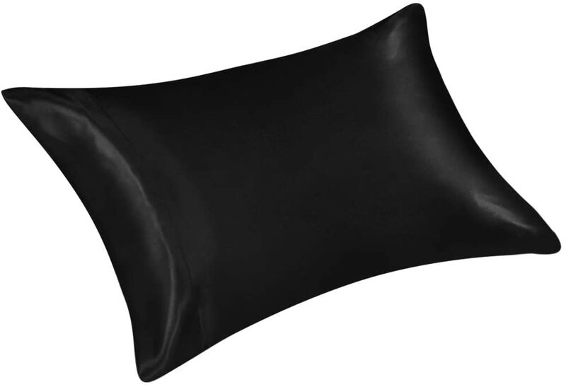 JuwenSilk sarung bantal Satin untuk rambut dan kulit sarung bantal sutra penutup bantal Satin pendingin selip dengan penutup amplop