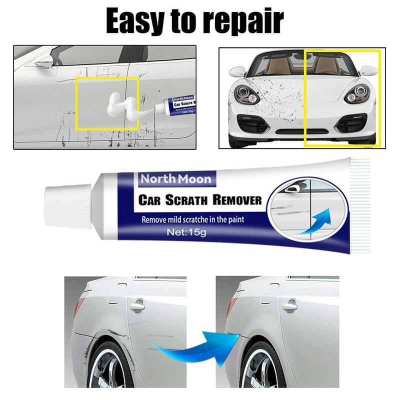 Moagem Composite Wax Car Scratch Repair Kit, Auto Stain Scruff Paint Tool, Colar carro, corpo de polimento, a água, X0W5, 15g