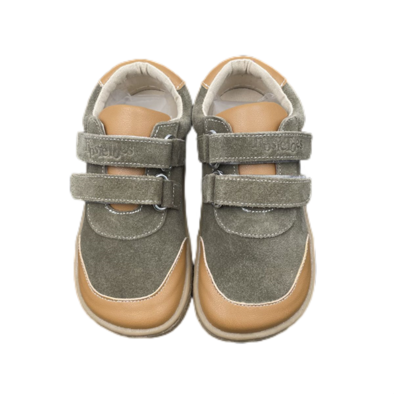 Tipsietoes-Zapatillas deportivas de piel auténtica para niño y niña, calzado deportivo transpirable para correr, para primavera y otoño, 2024