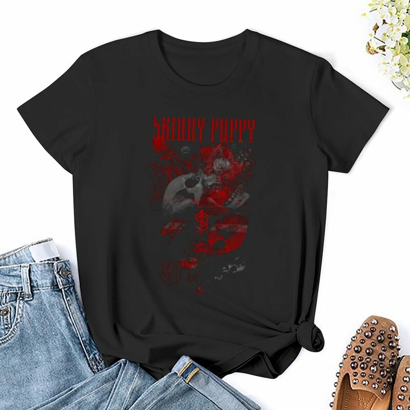 T-shirt Skinny Puppy t-shirt manica corta abbigliamento femminile magliette semplici per le donne