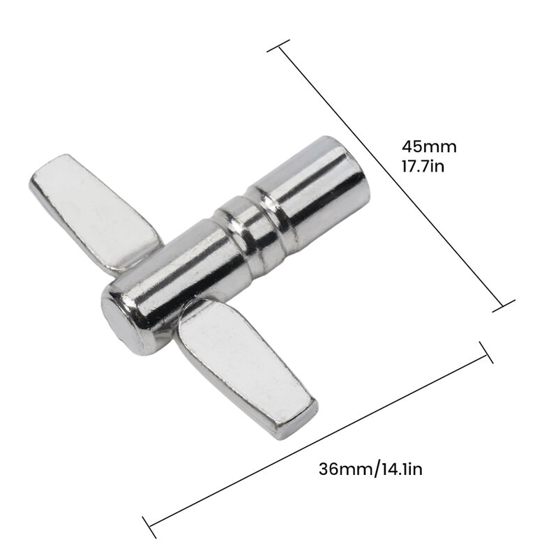Trommel-Tuning-Schlüssel Metalltrommel-Tuning-Teile Trommel schlüssel Standard quadrat 5,5mm 3.6*4,5 cm/1.4*1,8 Zoll (l * w) Schlag instrumenten teile