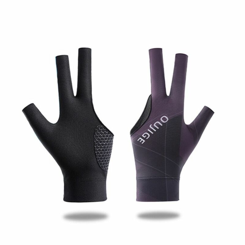 Guante de billar elástico antideslizante de tres dedos, accesorio de entrenamiento transpirable para mano izquierda y derecha, nuevo