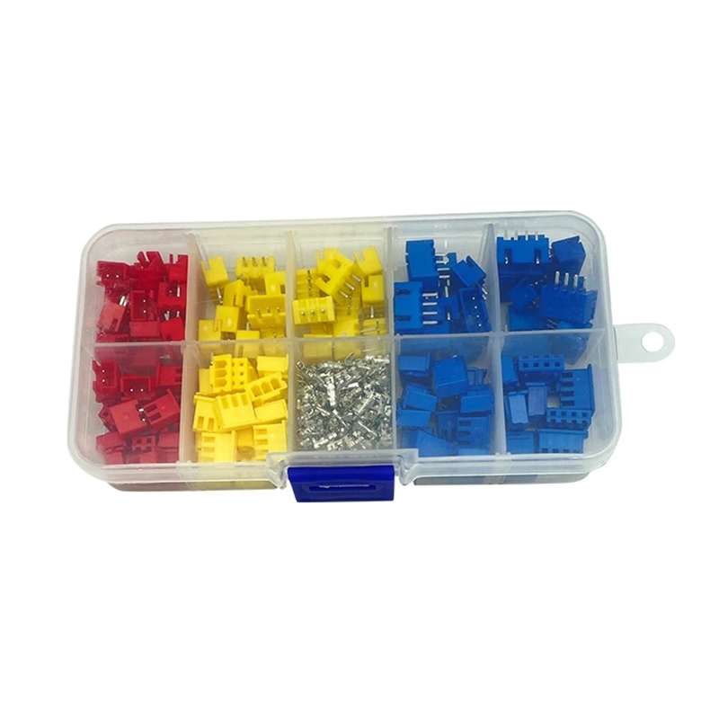 230pcs 320pcs XH2.54mm Jst Terminal Male Female Wire Connector Adaptor 2p 3p 4p 5p Pin Header Spacing Terminal Connector Kit