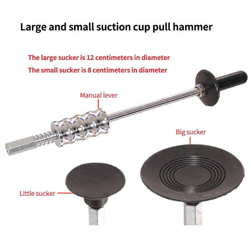 Pulling Hammer Dent Puller for Spot Welder Car Auto Body Repair Suction Puller Cup Slide Tool Hammer