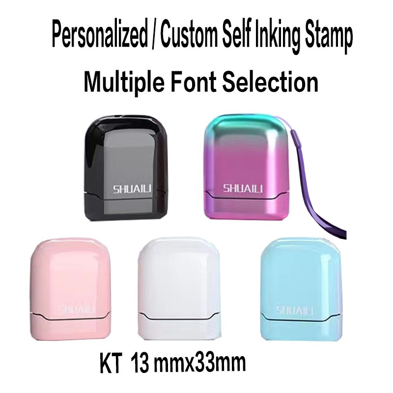 Customized Name Stamp 【Free ink】Paints Personal Student Child Baby Engraved Waterproof Non-fading Kindergarten Cartoon Clothing