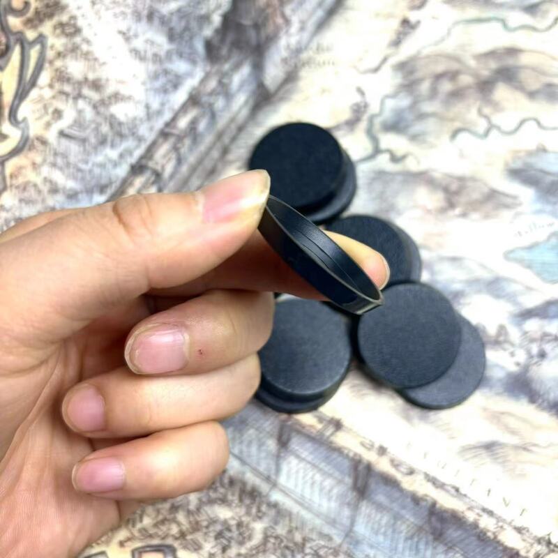 Socles ronds en plastique pour jeux de guerre, 20 pièces, 32mm