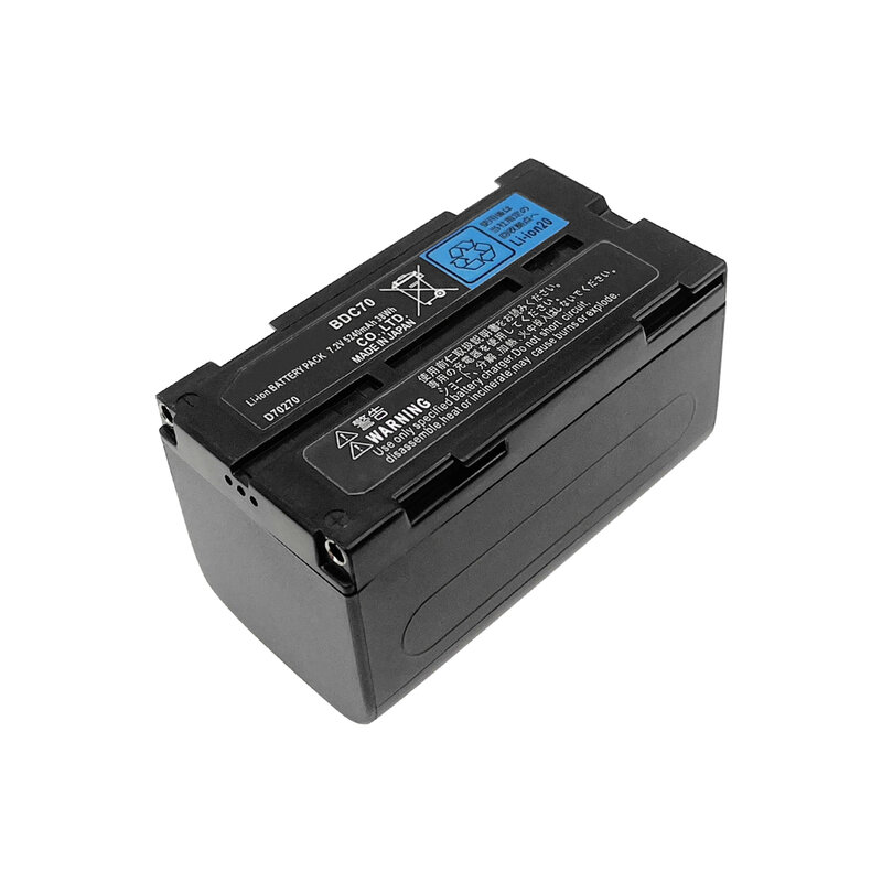 Baterai BDC70 untuk CX/RX-350 OS/ES Total stasiun 7.2V 5240mAh baterai Li-ion isi ulang
