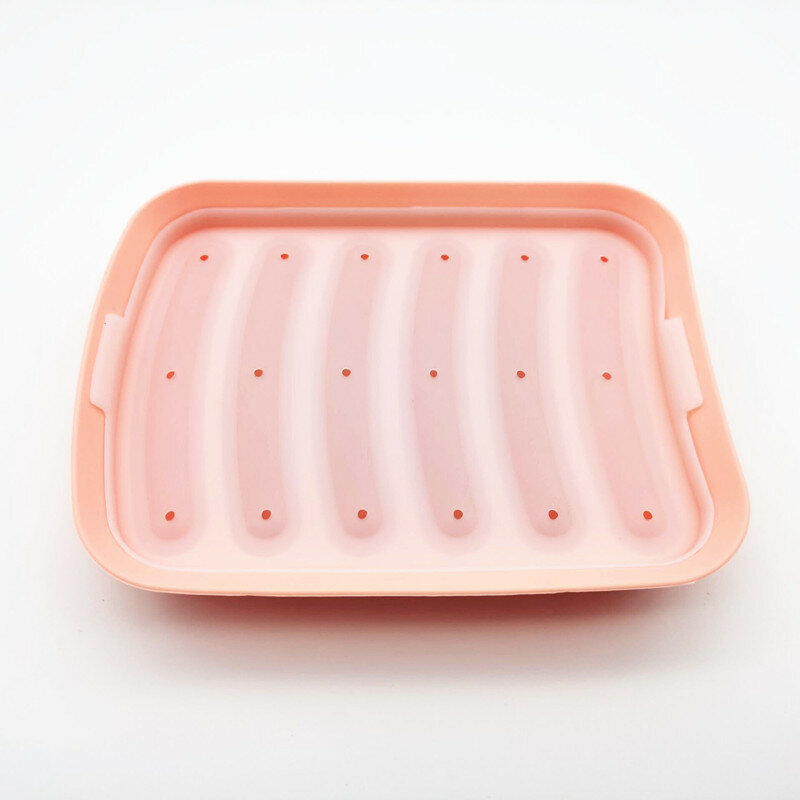 Fabricante de salsicha de silicone molde diy silicone artesanal hamburger cachorro quente molde reutilizável acessórios cozinha gadget para bolo de cozimento torta