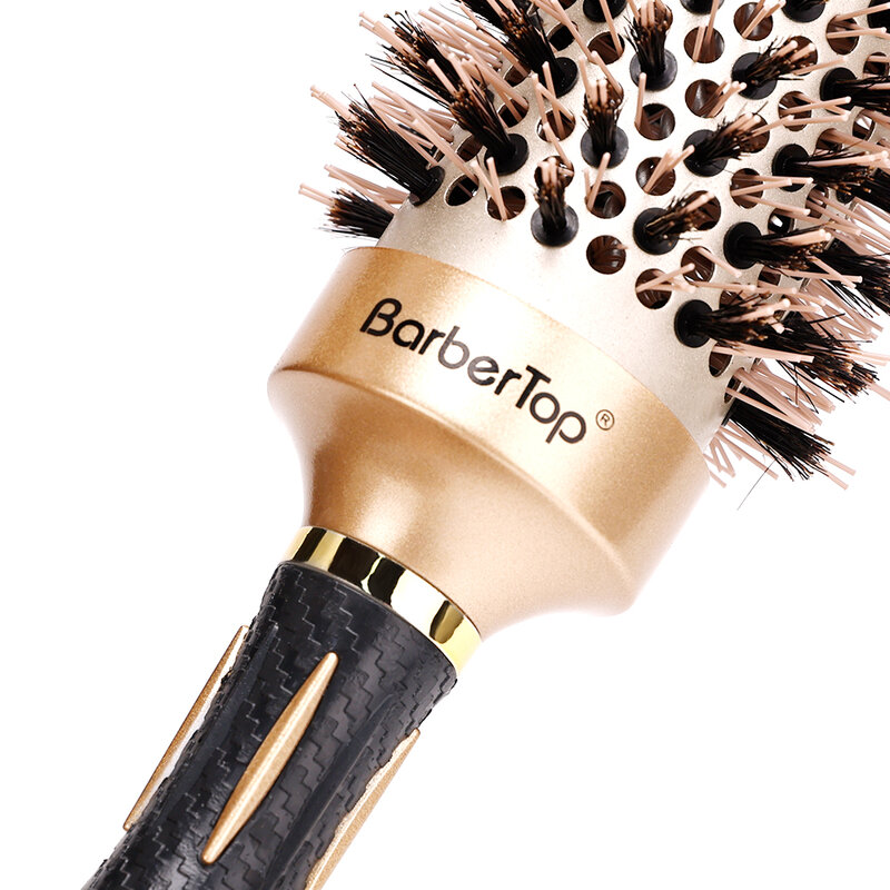 Barbertop Round Comb Hair Comb Styling Tools Barbershop Salon  Hairdressing Curling Hair Brushes Combs