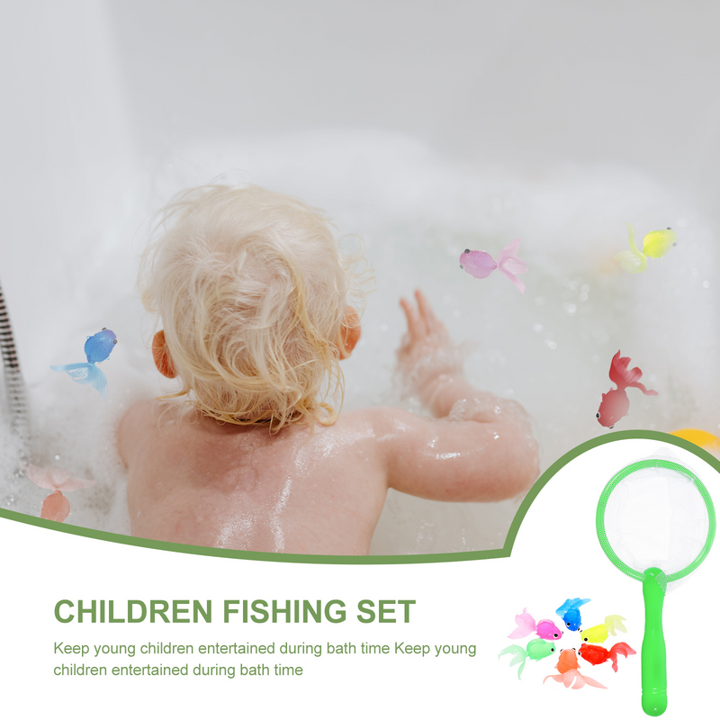 Juego de pesca para niños, juguete de pesca para exhibir, decoración