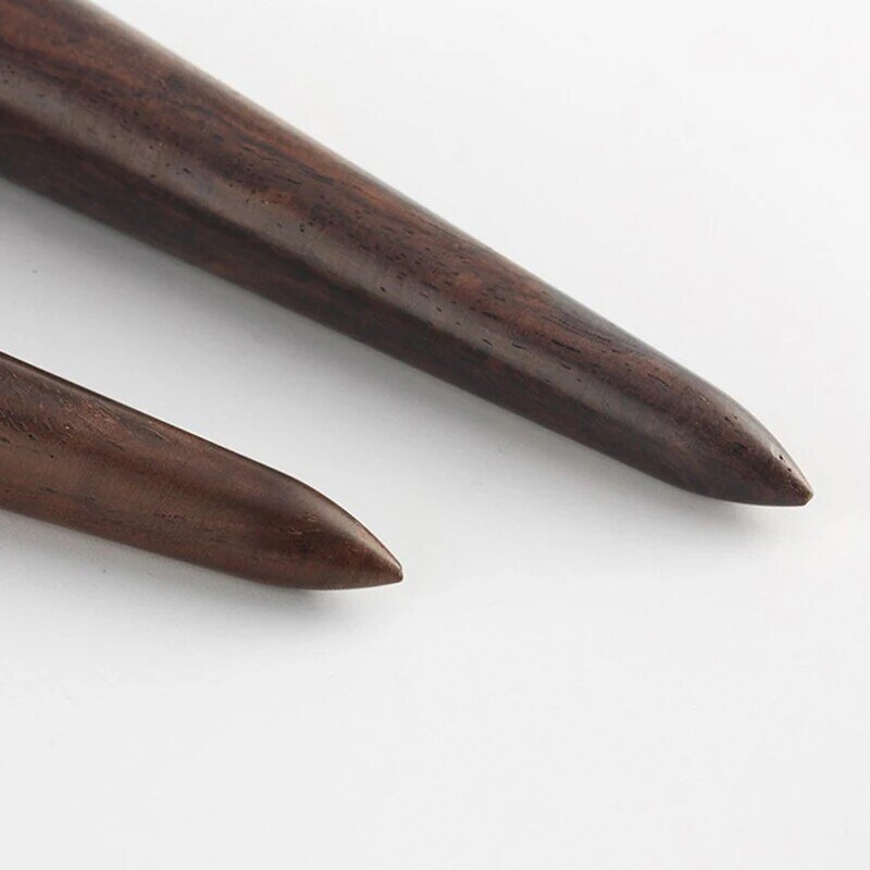 Alat pengamplasan kulit DIY buatan tangan stik penghalus kayu pengamplasan cabang asam Afrika versi panjang dan pendek