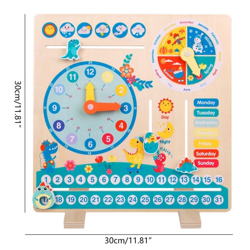 학교 교실 및 홈스쿨 용품을 위한 시계 소품 교육 장난감 Dropship