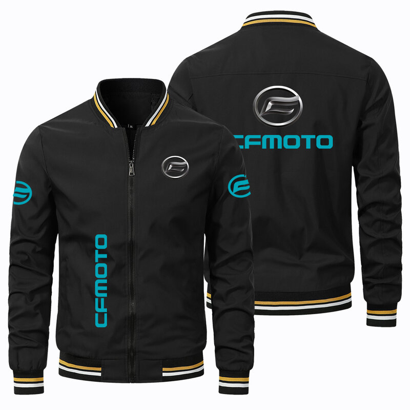 2024 nowe modne kurtki męskie CFMOTO Logo kurtki wyścigowe wiatroszczelne kurtki wędkarskie