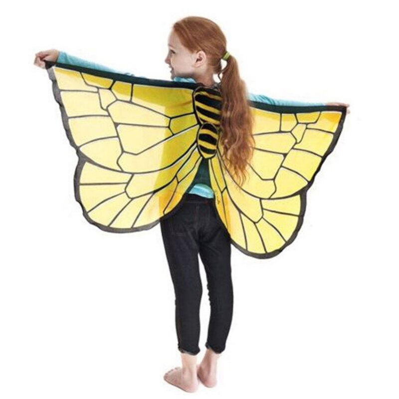 Halloween Cape Children's Christmas Butterfly Stage Costume Sweet Temperamental Elf Angel For Kids Holiday Party Decoration