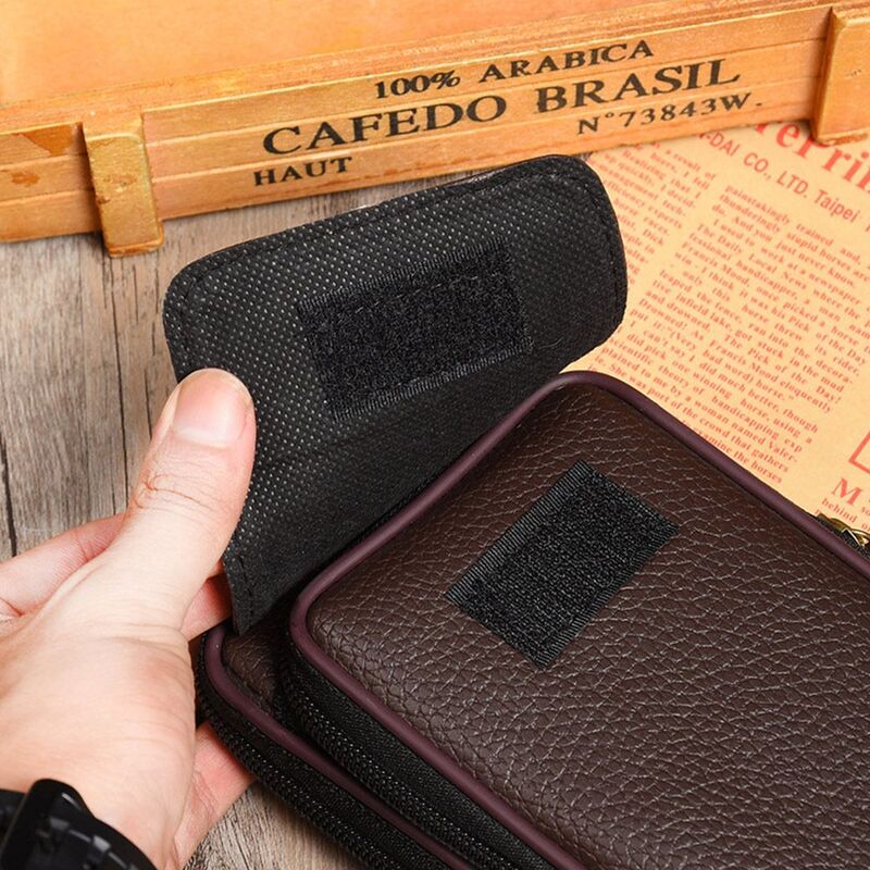 Casual Travel Waist Belt Bag Small Waist Bag PU Leather Phone Pouch Bum Belt Pack