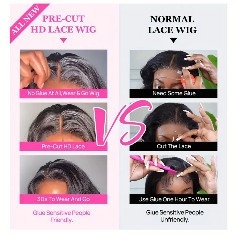 Kinky Straight Human Hair Wig For Women 13x4 Lace Front Wigs Human Hair Pre Plucked  Yaki Straight Brazilian Human Hair Wigs