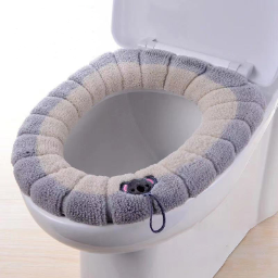1 قطعة غطاء مقعد المرحاض الحمام لينة دفئا حصيرة قابل للغسل غطاء وسادة مقعد وسادة