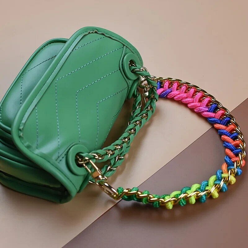 Alta qualità multifunzionale brade crafts borsa da polso cintura borsa da spiaggia cinture cassa del telefono catena colore arcobaleno frizione accessori