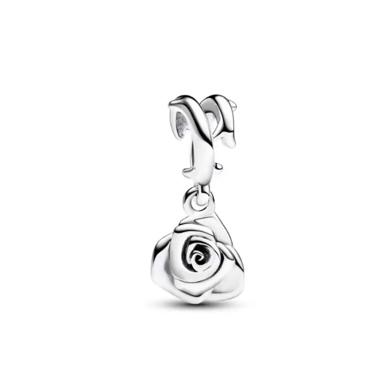 Nowy 925% srebrne podwójne serce miłość mama koraliki Charm w stylu Fit oryginalna bransoletka moda dla kobiet biżuteria prezent na dzień matki