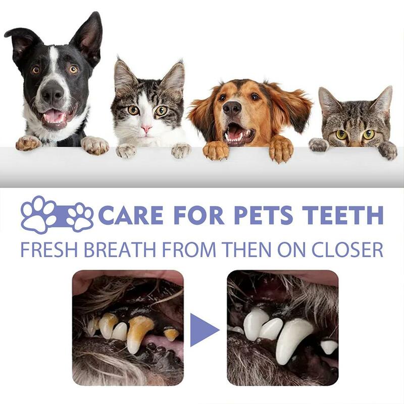 Espray bucal para Limpieza de dientes de perro, eliminador de aliento, suministro para mascotas, desodorante de placa, ambientador, H5M7, 30ml
