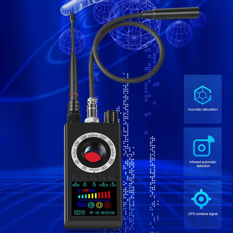K19 Draadloze Rf Signaal Detector Anti Aftappen Mini Camera Finder Gps Tracker Hotel Anti Candid Camera Bug Scanner Beveiliging
