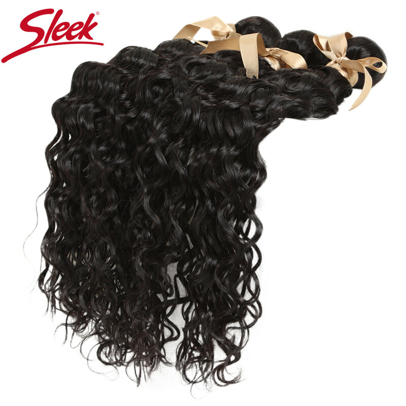 Sleek 28 Zoll Menschliches Haar Bundles Curly Haar Bundles Wasser Welle Remy Brasilianische Haar Extensions Bundles Weave Bundles Haar