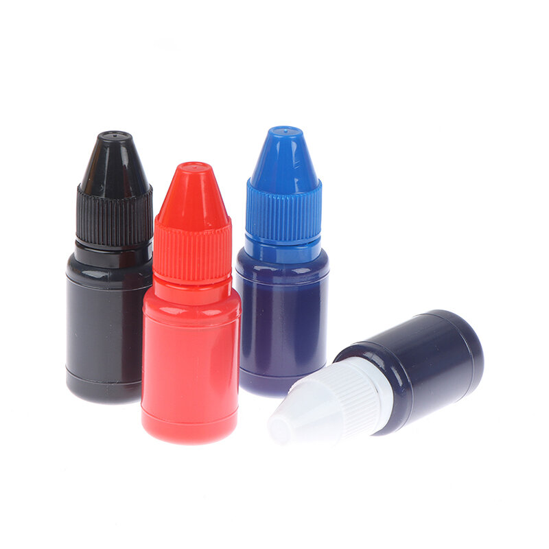 1pc 10ml Inkpad Flash Refill Fast Drying Stamping Ink Photosensitive Stamp Oil Gift Office Supply Accessories