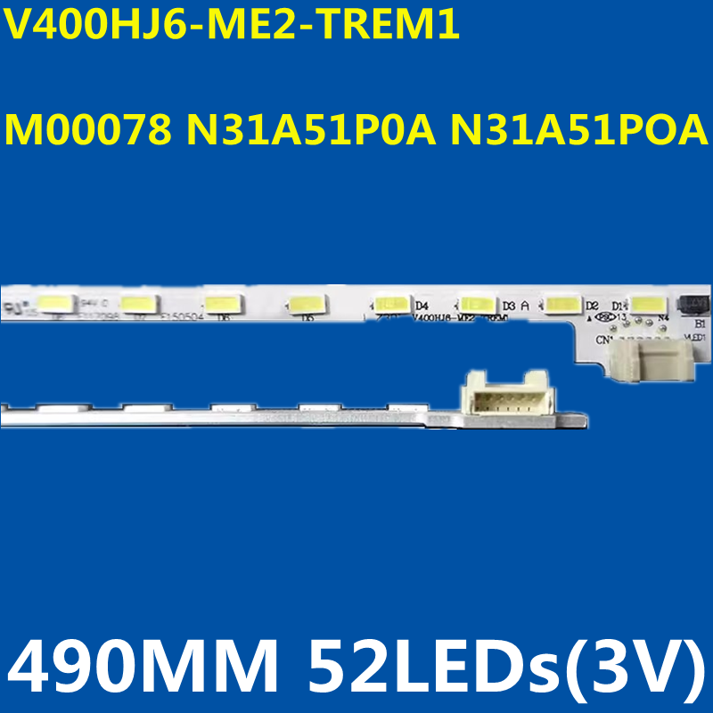 Tira de luces LED, accesorio para piezas M00078N31A51R0A 40E62 V400HJ6-ME2-TREM1 IC-40IP800 40PFL5449 TC-40C400B, 5 TH-40A400K