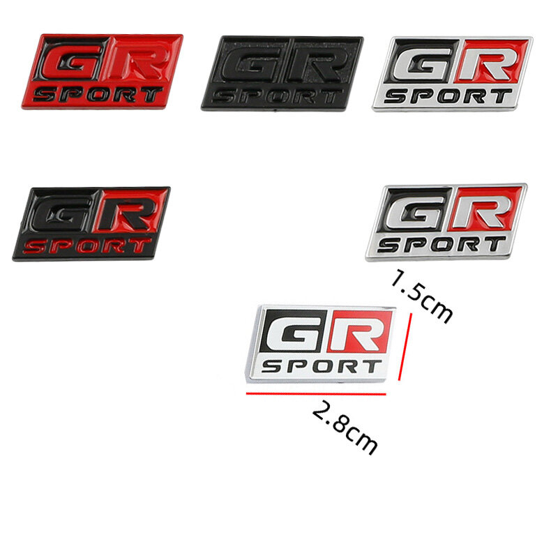 Carro GR Esporte Volante Interior Logotipo Emblema Decalques Adesivo Para Toyota 86 CHR SUPRA Corolla RAV4 Prius YARiS Hilux