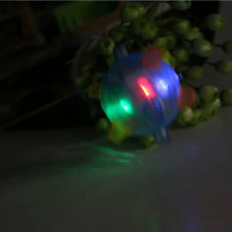 บอลเรืองแสงของเล่นสัตว์เลี้ยงแบบอินเทอร์แอคทีฟสำหรับเต้นสุนัขแมวลูกบอลเด้งได้มีเสียงเพลงใหม่