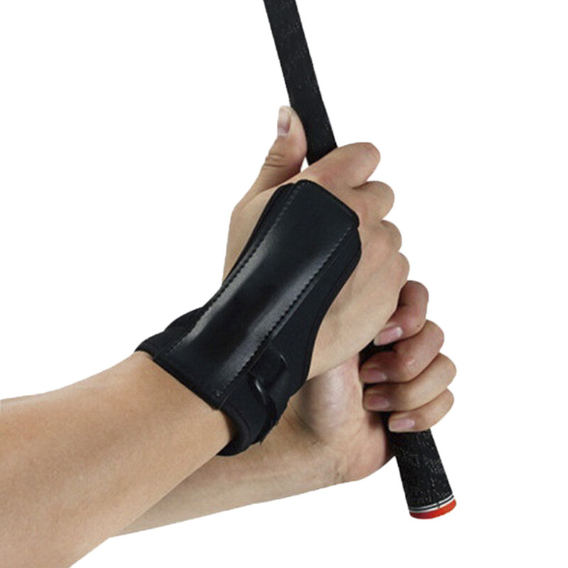 1 pçs golf swing trainer treinamento acessórios de correção de pulso banda fixação cinta guia para iniciantes golfe mão prática correção