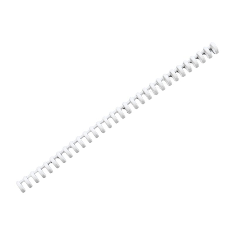 Kunststoff-Bindeklammer, 30-Ring-Design, 0,59 Zoll Durchmesser, für die meisten Loseblatt-Notizbücher