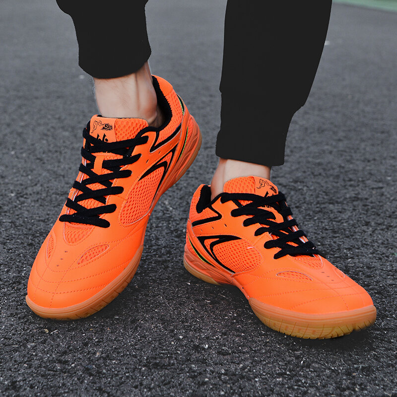 LEFUS-zapatillas de tenis de mesa ultraligeras y transpirables para niños, antideslizantes, resistentes al desgaste, shoes36-45 de entrenamiento de competición