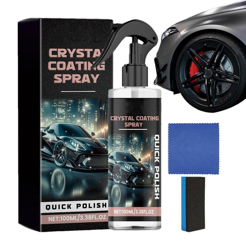 Спрей для покрытия автомобиля, 100 мл, керамическое покрытие для автомобиля, Быстродействующее покрытие, нано-спрей для защиты автомобиля