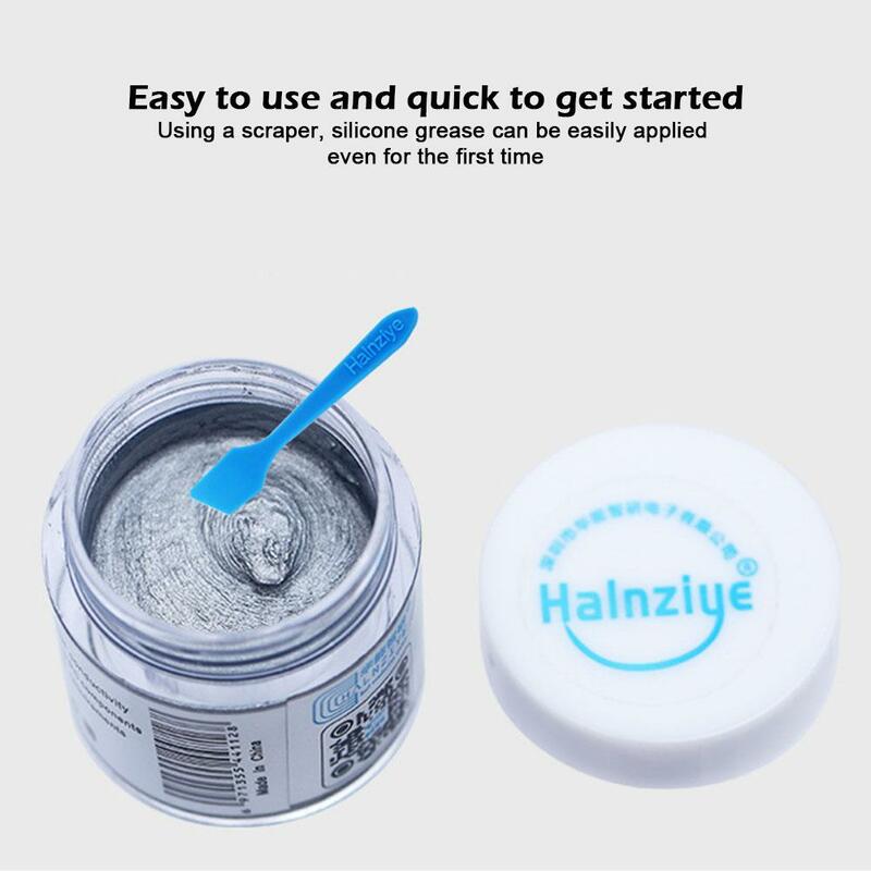HY710 Low Resistance High Conductivity Thermal Grease Silicone Paste for CPU GPU LED Chips IC Compenents 10g Wholesale