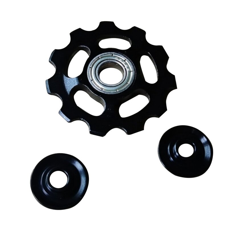 11T Bicycle Rear Derailleur Wheel Ceramic Bearing Pulley CNC Road Bike Steering Roller Idler Part Cycling Accessory Wheel Parts