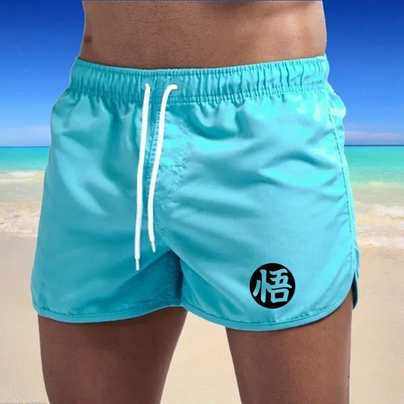 Pantaloncini da spiaggia stampati ad asciugatura rapida da uomo costume da bagno estivo 2024 costumi da bagno alla moda