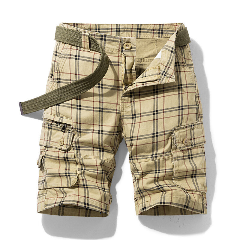 Летние мужские шорты-карго из чистого хлопка 2023, мужские повседневные бермуды на завязках, одежда черного и зеленого цвета