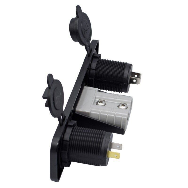 Unterputz-Anderson-Steckdose Doppel-USB-Ladegerät für Wohnwagen Wohnmobil Boot LKW RV