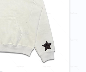 2022 casual maglione con cappuccio stile semplice lettera stampa maglione con cappuccio maniche stella personalità stampa stile casual